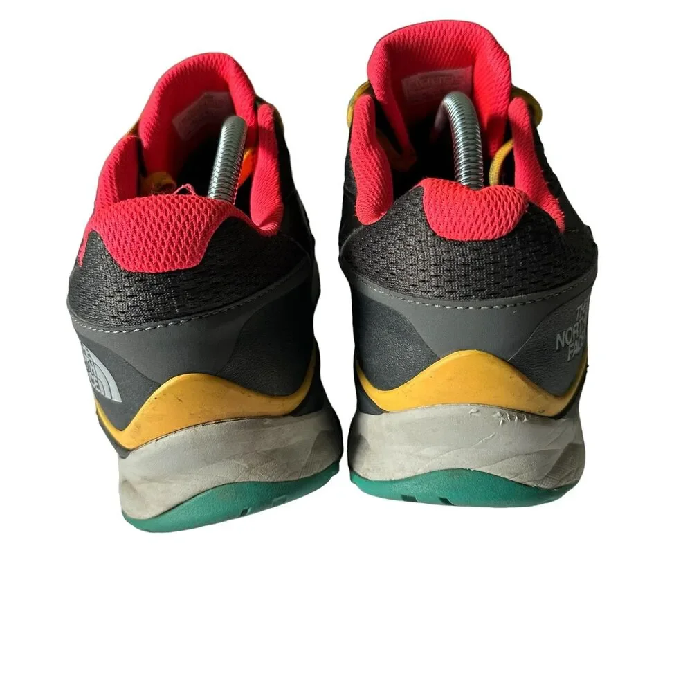 The North Face Vectiv Hiking Trail Shoes Men's Size 12.5 Grey/Coral/Teal